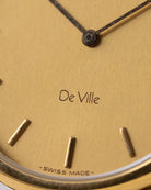Vintage Omega De Ville, Ultra Thin. Case, Ref. 195.0075.2, Quartz Cal. 1378 from 1980's - DuMarko