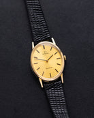 Vintage Omega Genève, Oval Gold - plated Case, Gold tone dial from 1970’s - DuMarko