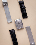 Vintage Omega Genève Oversized Tonneau Tank, Ref. 111.0110, Silver Dial from 1971 - DuMarko
