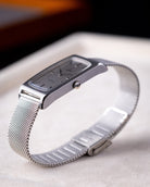Vintage Omega Genève Oversized Tonneau Tank, Ref. 111.0110, Silver Dial from 1971 - DuMarko