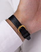 Vintage Omega Genève Two - tone Crosshair Dial, Ref. 2619, 18K Solid Gold Case from 1950 - DuMarko