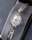 Vintage Omega Ladies' 14k Solid White Gold Swiss Watch, Cal. 458 from 1950's - DuMarko