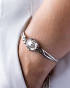 Vintage Omega Ladies' 14k Solid White Gold Swiss Watch, Cal. 458 from 1950's - DuMarko