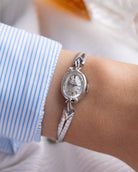 Vintage Omega Ladies' 14k Solid White Gold Swiss Watch, Cal. 458 from 1950's - DuMarko