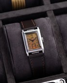 Vintage Omega Marine Standard CK 3635 Swiss Watch, Cal. T17 Movement, Bronze Patina Dial from 1939 - DuMarko