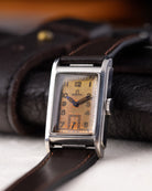 Vintage Omega Marine Standard CK 3635 Swiss Watch, Cal. T17 Movement, Bronze Patina Dial from 1939 - DuMarko