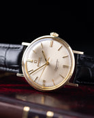 Vintage Omega Seamaster De Ville Automatic, Monocoque Case, Swiss Watch, 14K Solid Gold Bezel - DuMarko