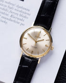 Vintage Omega Seamaster De Ville Automatic, Monocoque Case, Swiss Watch, 14K Solid Gold Bezel - DuMarko