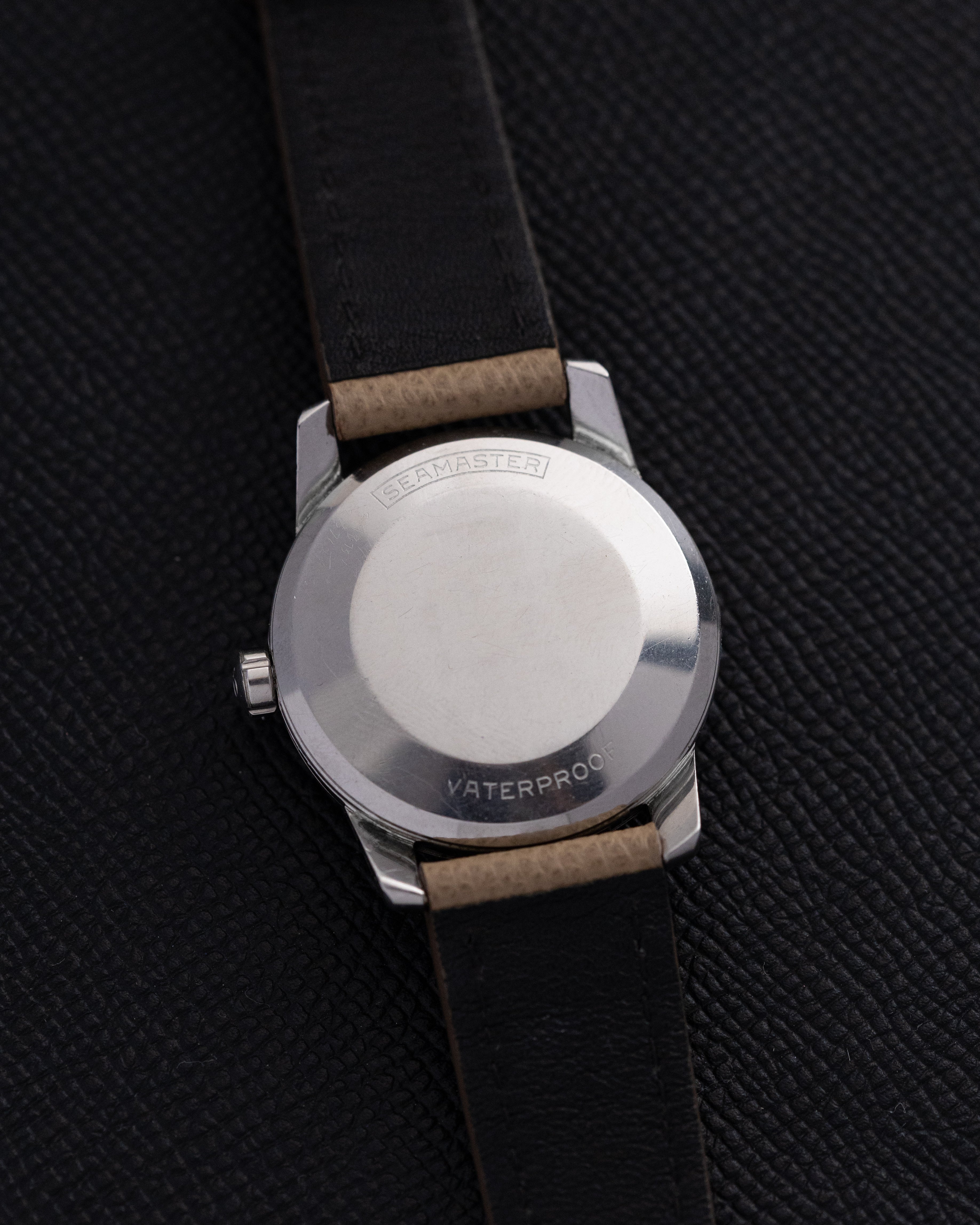 Vintage Omega Seamaster “Fat Lugs” Swiss Watch, Cal. 501, Two - Tone Salmon Patina Dial from 1956 - DuMarko