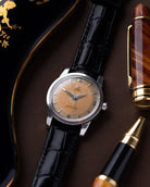 Vintage Omega Seamaster “Fat Lugs” Swiss Watch, Two - Tone Salmon Patina Dial, Cal. 501 from 1956 - DuMarko