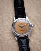 Vintage Omega Seamaster “Fat Lugs” Swiss Watch, Two - Tone Salmon Patina Dial, Cal. 501 from 1956 - DuMarko