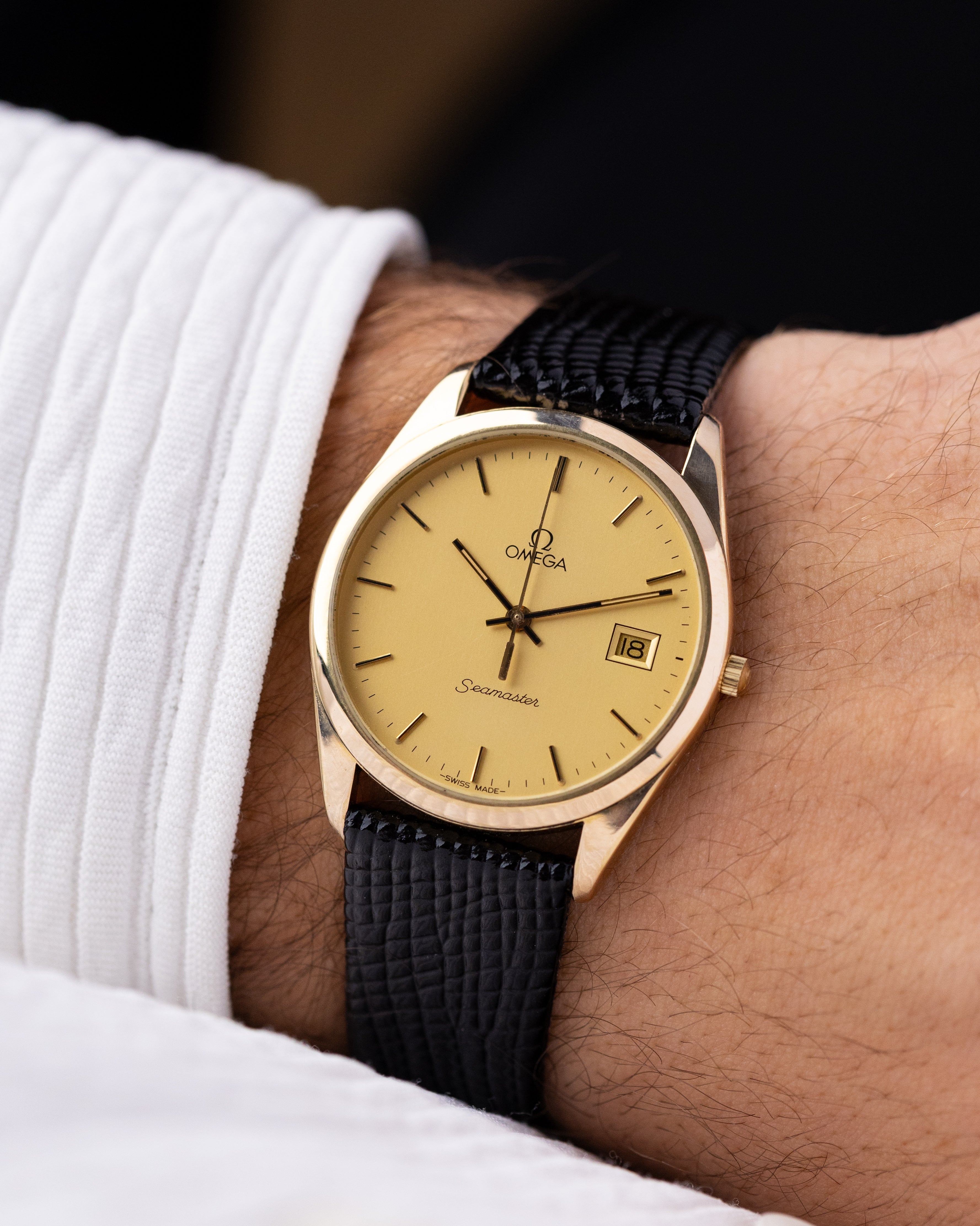 Vintage Omega Seamaster Quartz Date, Ref. 196.0313, Cal. 1430 from 1980's - DuMarko