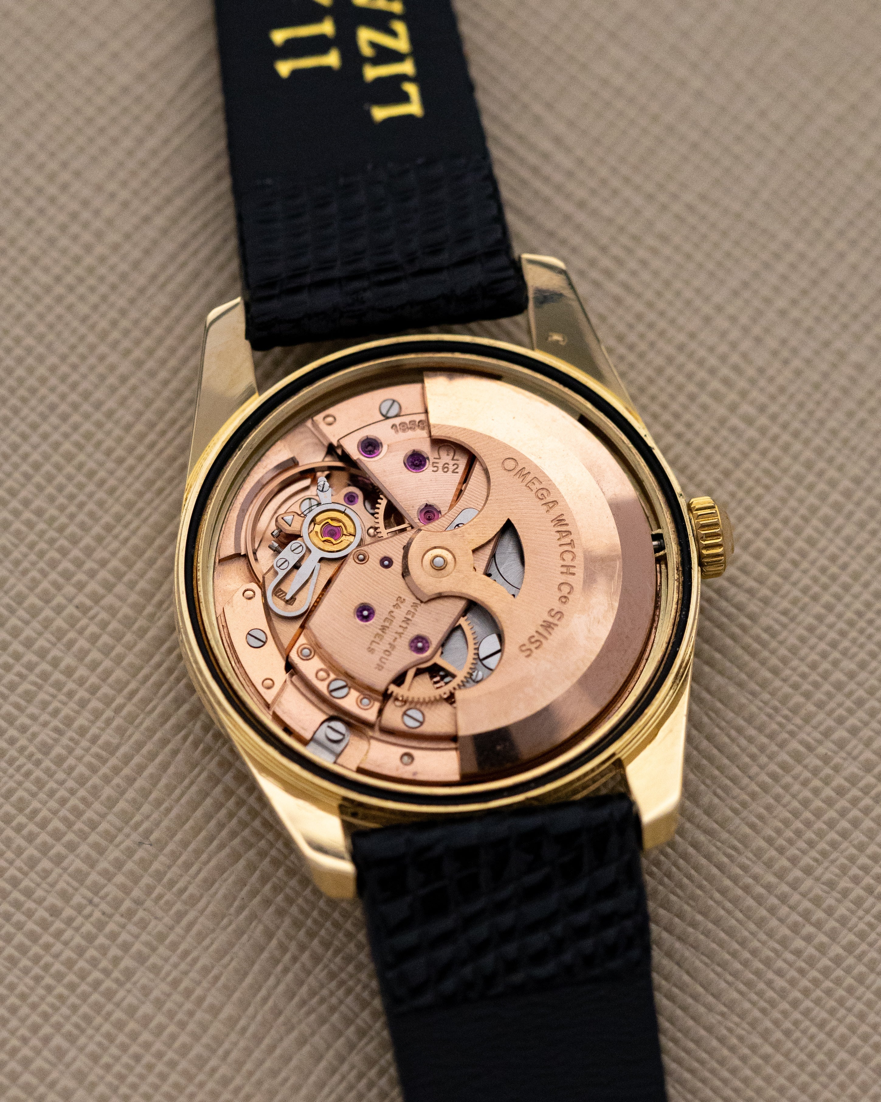 Vintage Omega Seamaster Swiss Watch, Sunburst Dial, Solid 14K Gold Case, Circa 1961 - DuMarko