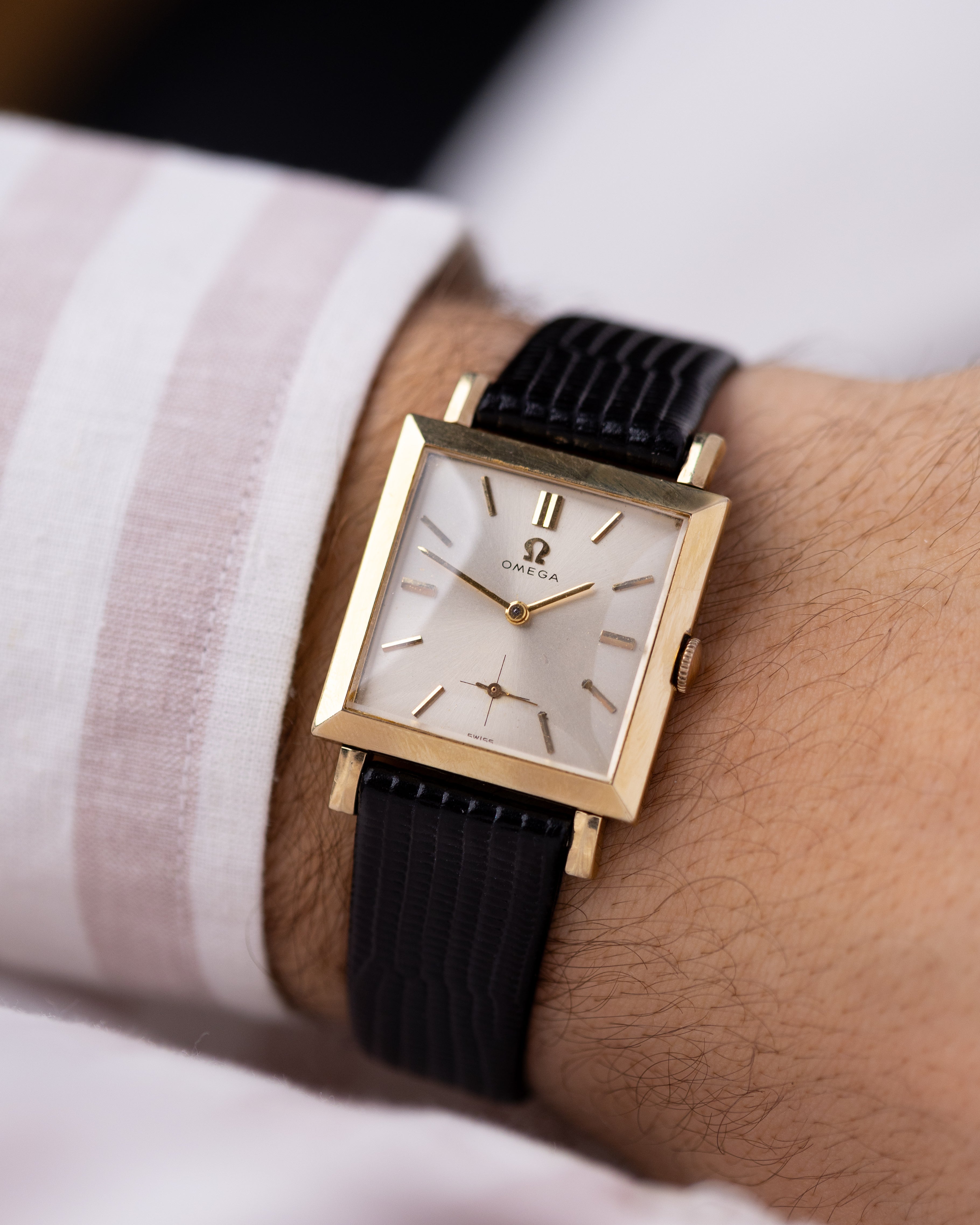 Vintage Omega Swiss Watch, Art Deco Tank, Mechanical Cal. 302 from 1957 - DuMarko