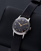 Vintage Omega Swiss watch, Black Gilt Dial, Ref. 2666/2 from 1952 - DuMarko