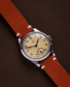 Vintage Omega Swiss Watch, Cal. 26.5 SOB T2, Cream Patina Dial from 1930's - DuMarko