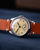 Vintage Omega Swiss Watch, Cal. 26.5 SOB T2, Cream Patina Dial from 1930's - DuMarko