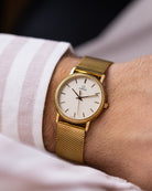 Vintage Omega Swiss Watch, Cream Dial, Quartz Cal. 1417 Ref. 195.0059 from 1982 - DuMarko