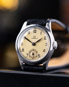 Vintage Omega Swiss Watch, Cream Patina Dial, Cal. 26.5 SOB T2 from 1930's - DuMarko