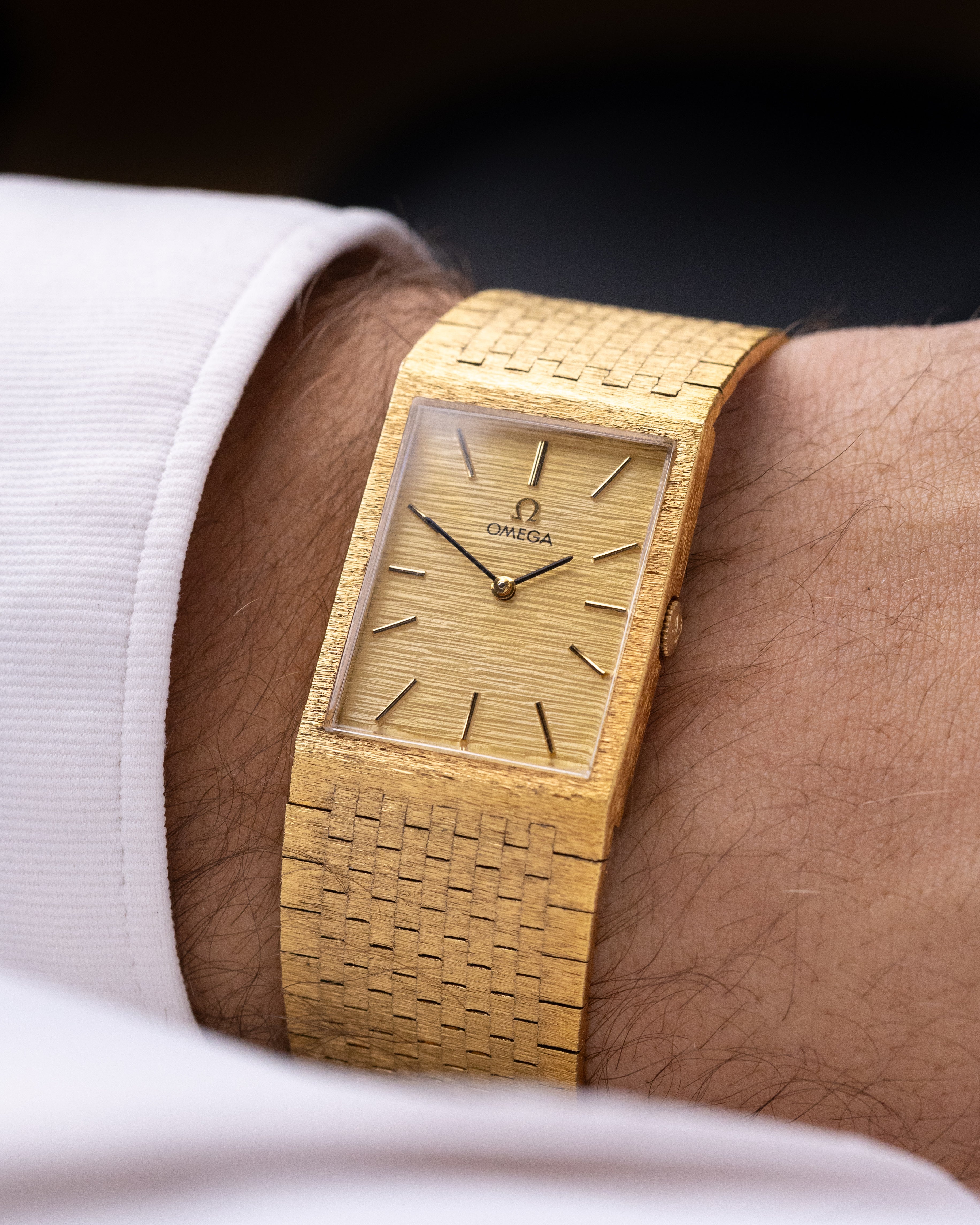 Vintage Omega Swiss Watch, Gold - Plated Case, Manual Wind Cal. 625, Made in England Circa 1978 - DuMarko