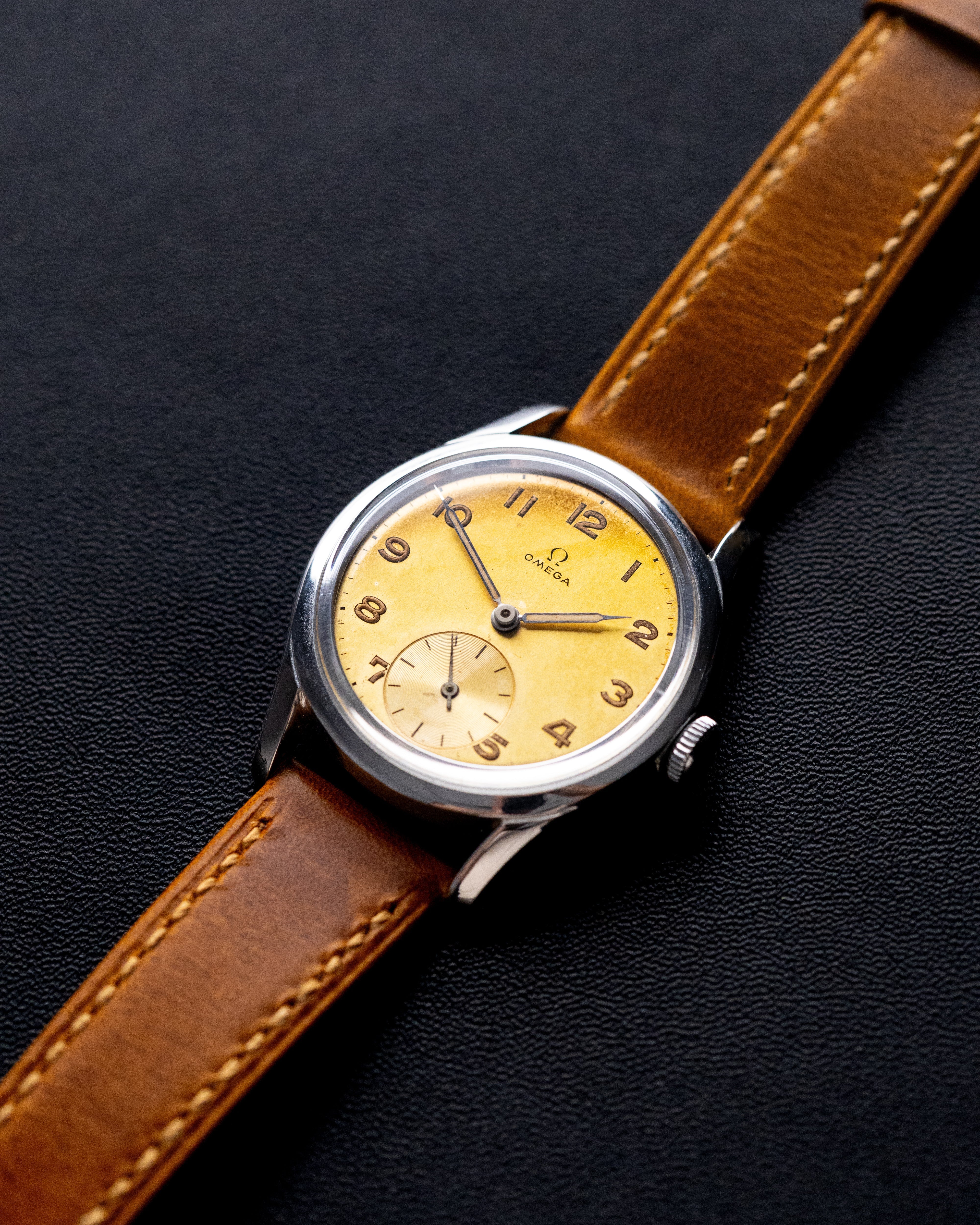 Vintage Omega Swiss watch, Rare Tropical Patina, Cal. 266, Ref. 2639 from 1950's - DuMarko