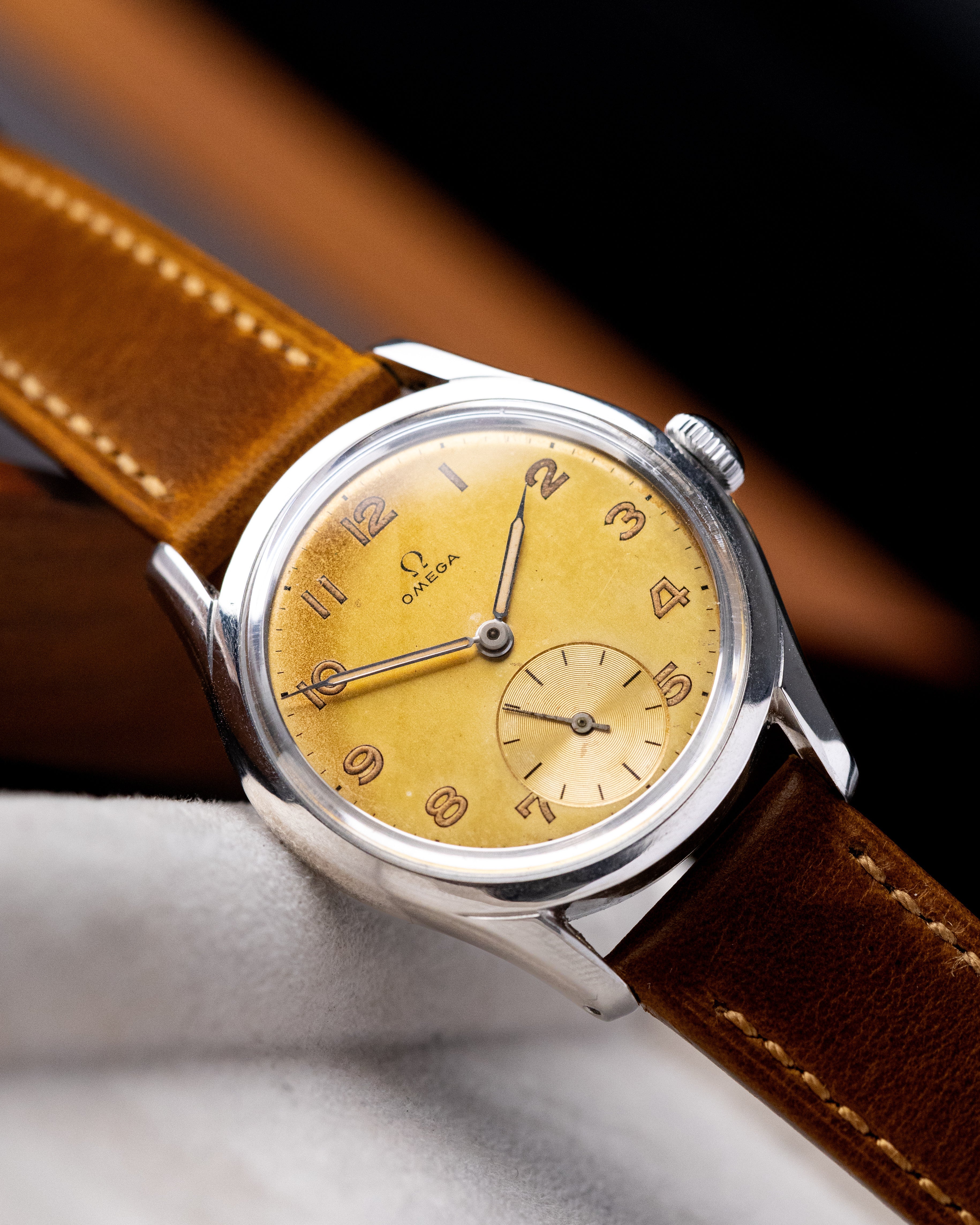 Vintage Omega Swiss watch, Rare Tropical Patina, Cal. 266, Ref. 2639 from 1950's - DuMarko