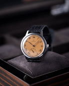 Vintage Omega Swiss Watch, Rare Tropical Salmon Dial, Cal. 26.5 SOB T2, Roman Numerals, Sub - Seconds from 1939 - DuMarko