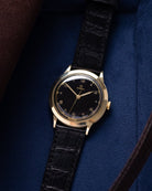 Vintage Omega Swiss Watch, Ref. 14309 Black Radium Gilt Dial 14K Gold Cal. 371 from 1947 - DuMarko