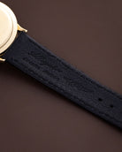 Vintage Omega Swiss Watch, Ref. 14309 Black Radium Gilt Dial 14K Gold Cal. 371 from 1947 - DuMarko