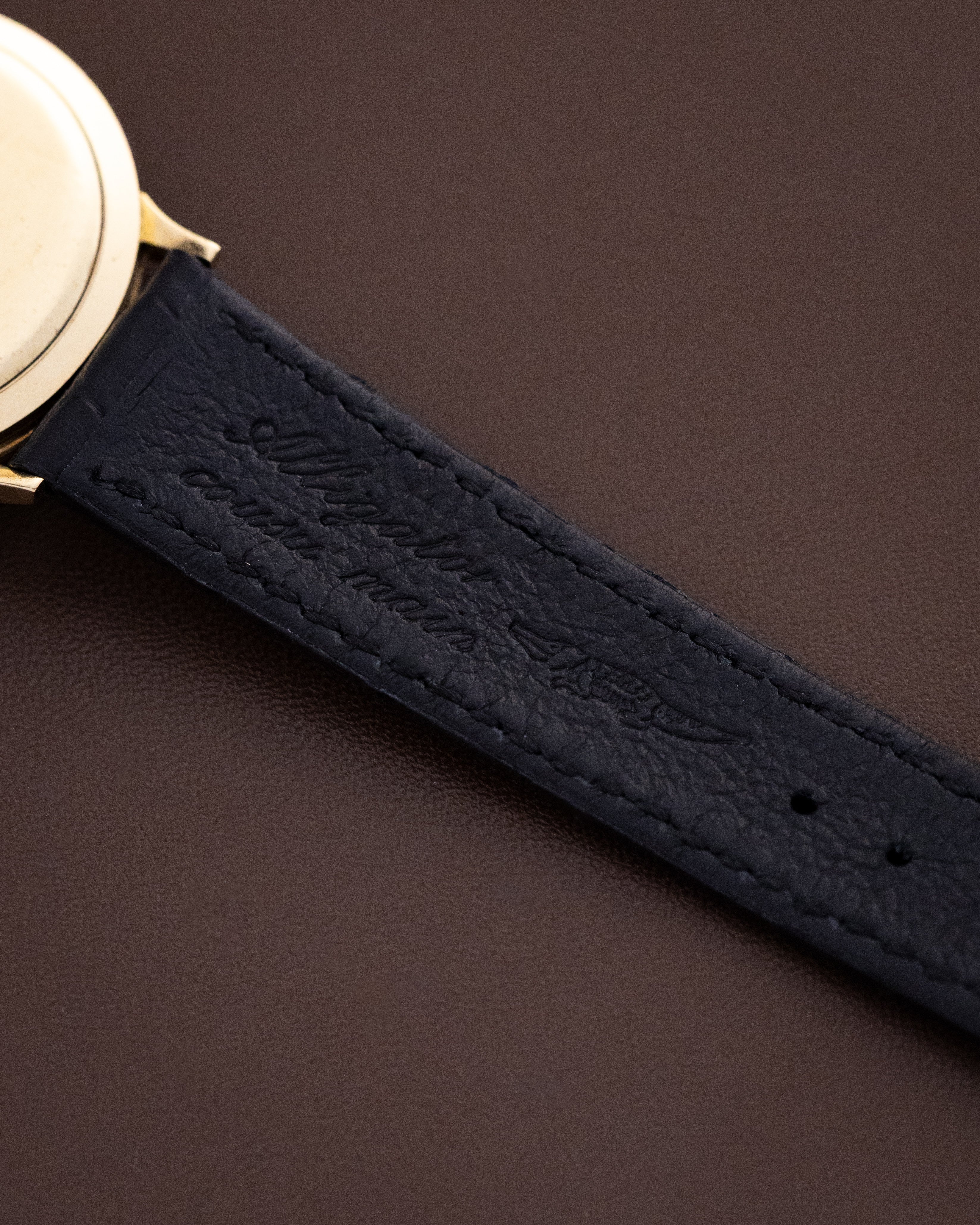 Vintage Omega Swiss Watch, Ref. 14309 Black Radium Gilt Dial 14K Gold Cal. 371 from 1947 - DuMarko