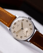 Vintage Omega Swiss Watch, Ref. 2390/3, Silver Dial, Sub - Seconds, Cal. 30T2 from 1943 - DuMarko