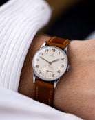 Vintage Omega Swiss Watch, Ref. 2390/3, Silver Dial, Sub - Seconds, Cal. 30T2 from 1943 - DuMarko