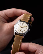 Vintage Omega Swiss Watch, Ref. 2639 - 11, Cream Patina Dial, Sub Seconds, Cal. 266 from 1952 - DuMarko