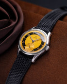 Vintage Omega Swiss Watch, Ref. 2639 - 13, Bullseye/Tuxedo Tropical Patina Dial, Cal. 266 from 1953 - DuMarko