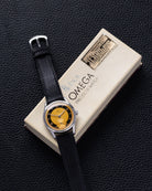 Vintage Omega Swiss Watch, Ref. 2639 - 13, Bullseye/Tuxedo Tropical Patina Dial, Cal. 266 from 1953 - DuMarko