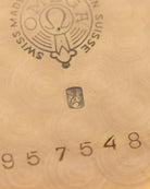 Vintage Omega Swiss Watch, Two - tone black gilt dial, Solid Gold, Pontife Hands, Cal. 30T2 from 1943 - DuMarko