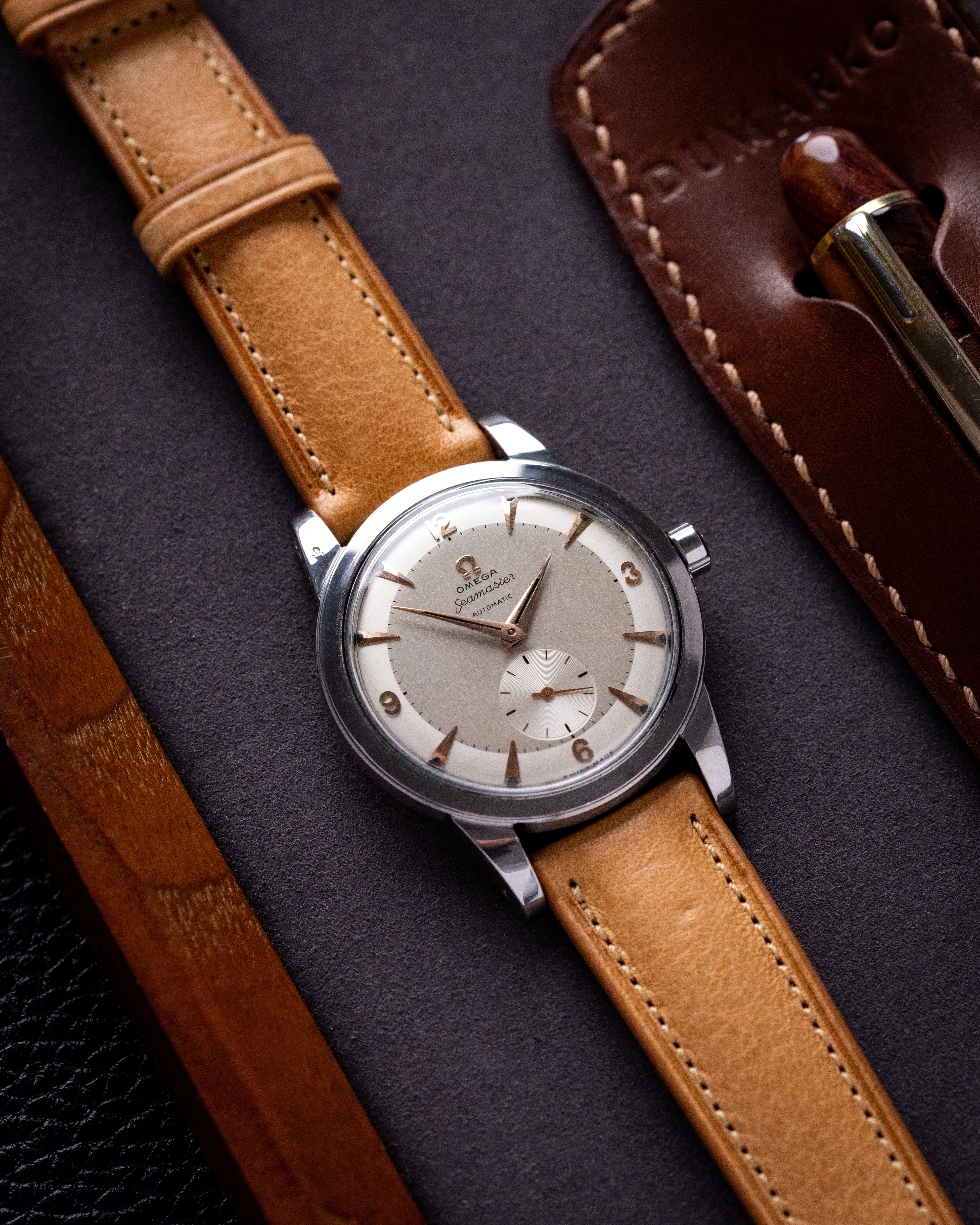 Vintage Omega Watch Seamaster Jumbo, Ref. 2657 - 4, Two - Tone Dial, Bumper Cal. 342 from 1952 - DuMarko