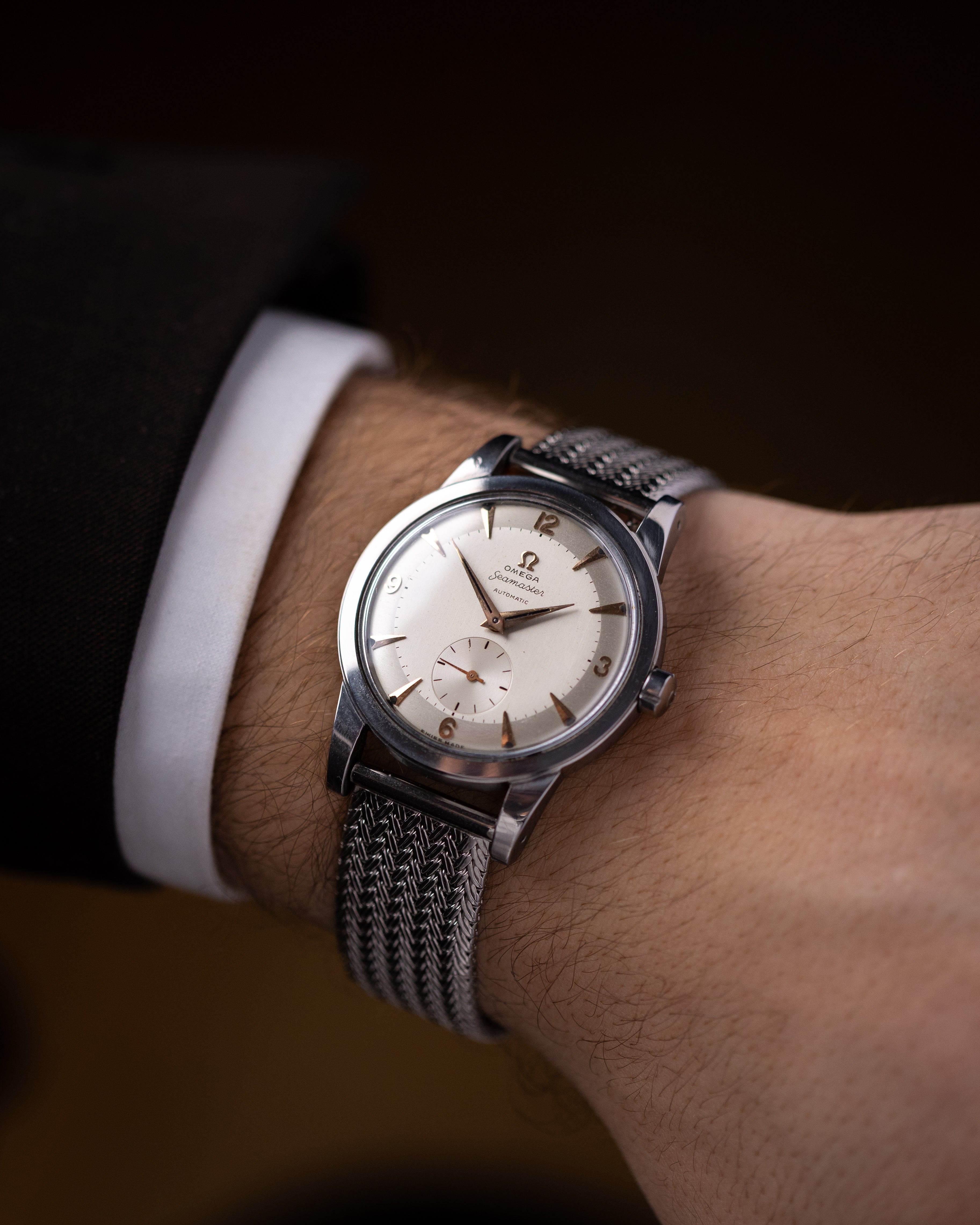 Vintage Omega Watch Seamaster Jumbo, Ref. 2657 - 4, Two - Tone Dial, Bumper Cal. 342 from 1952 - DuMarko