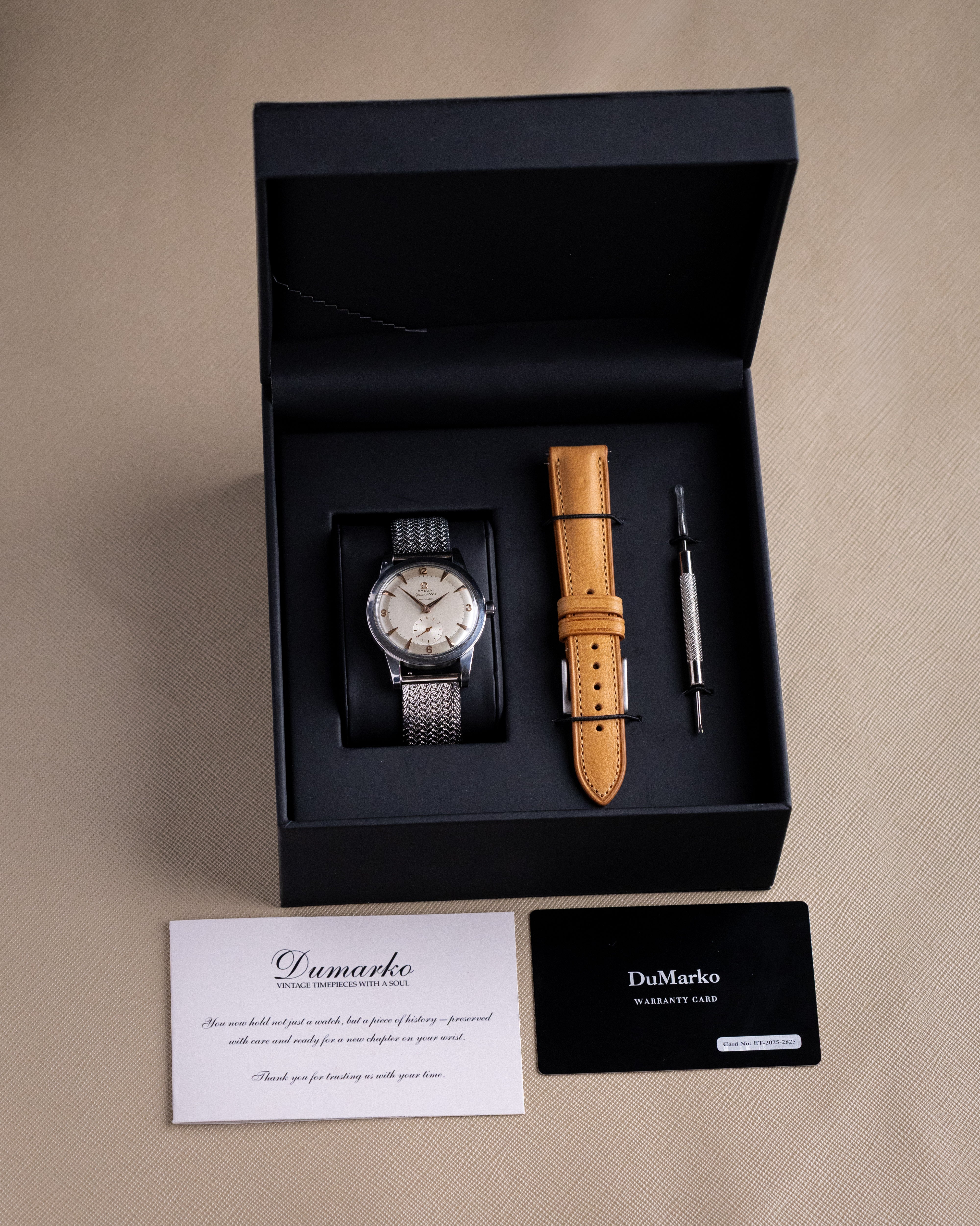 Vintage Omega Watch Seamaster Jumbo, Ref. 2657 - 4, Two - Tone Dial, Bumper Cal. 342 from 1952 - DuMarko