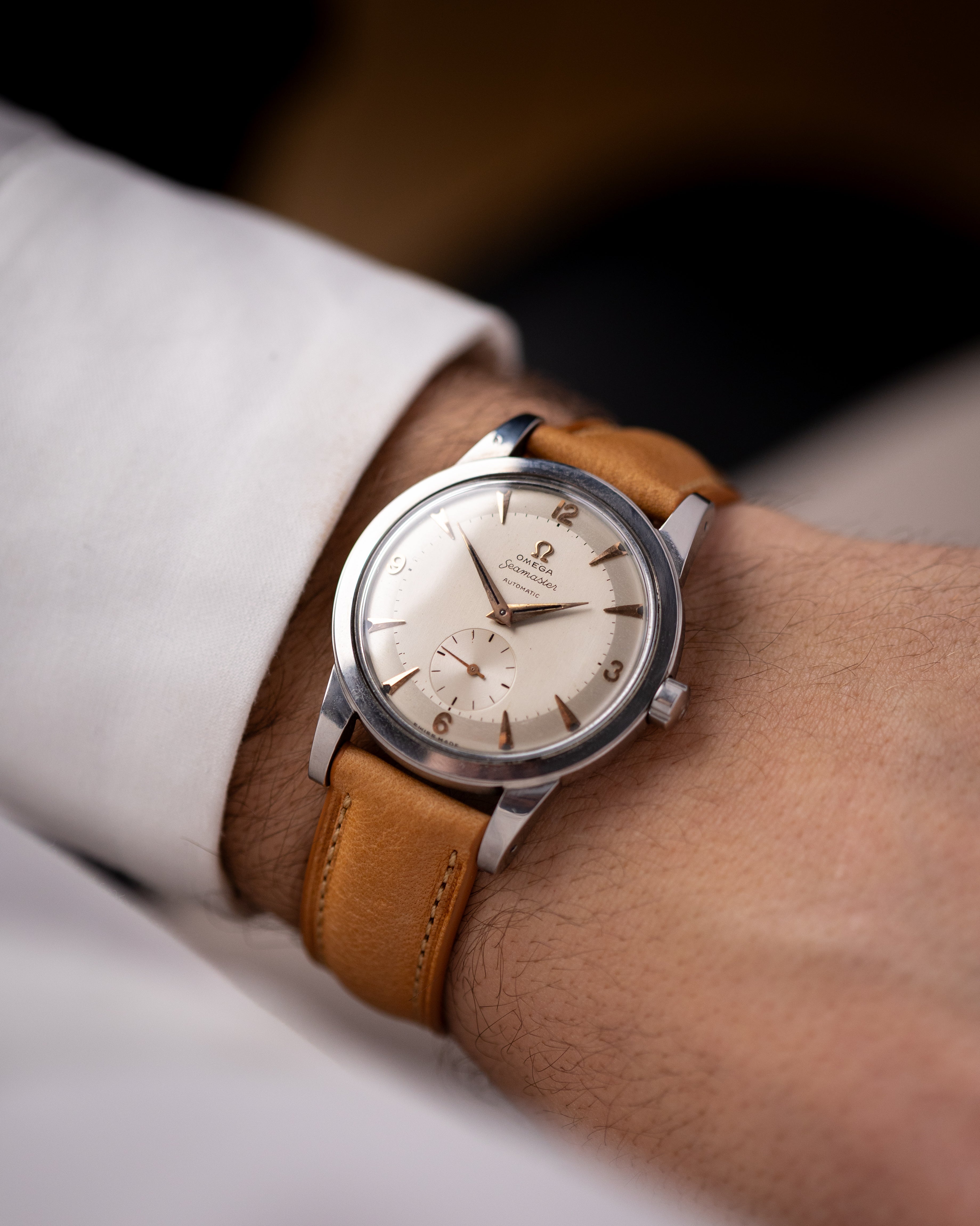 Vintage Omega Watch Seamaster Jumbo, Ref. 2657 - 4, Two - Tone Dial, Bumper Cal. 342 from 1952 - DuMarko