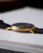 Vintage Poljot Kirovskie, Early Dress Watch, Rare black Dial, AU20 Case from 1960s - DuMarko