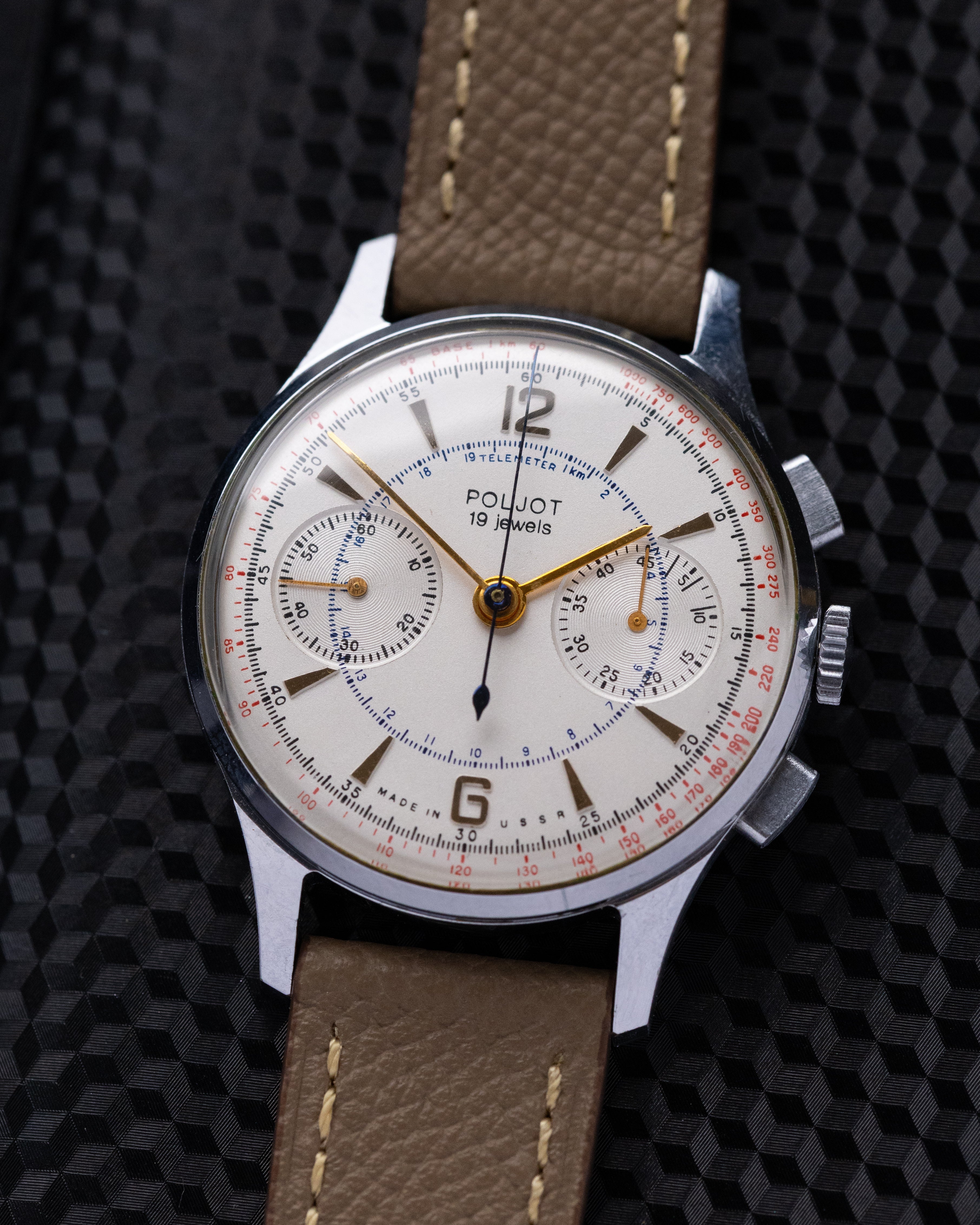 Vintage Poljot Strela, Soviet Watch, Completely Original, Cal.3017, Chronograph for Aviators and Astronauts - DuMarko