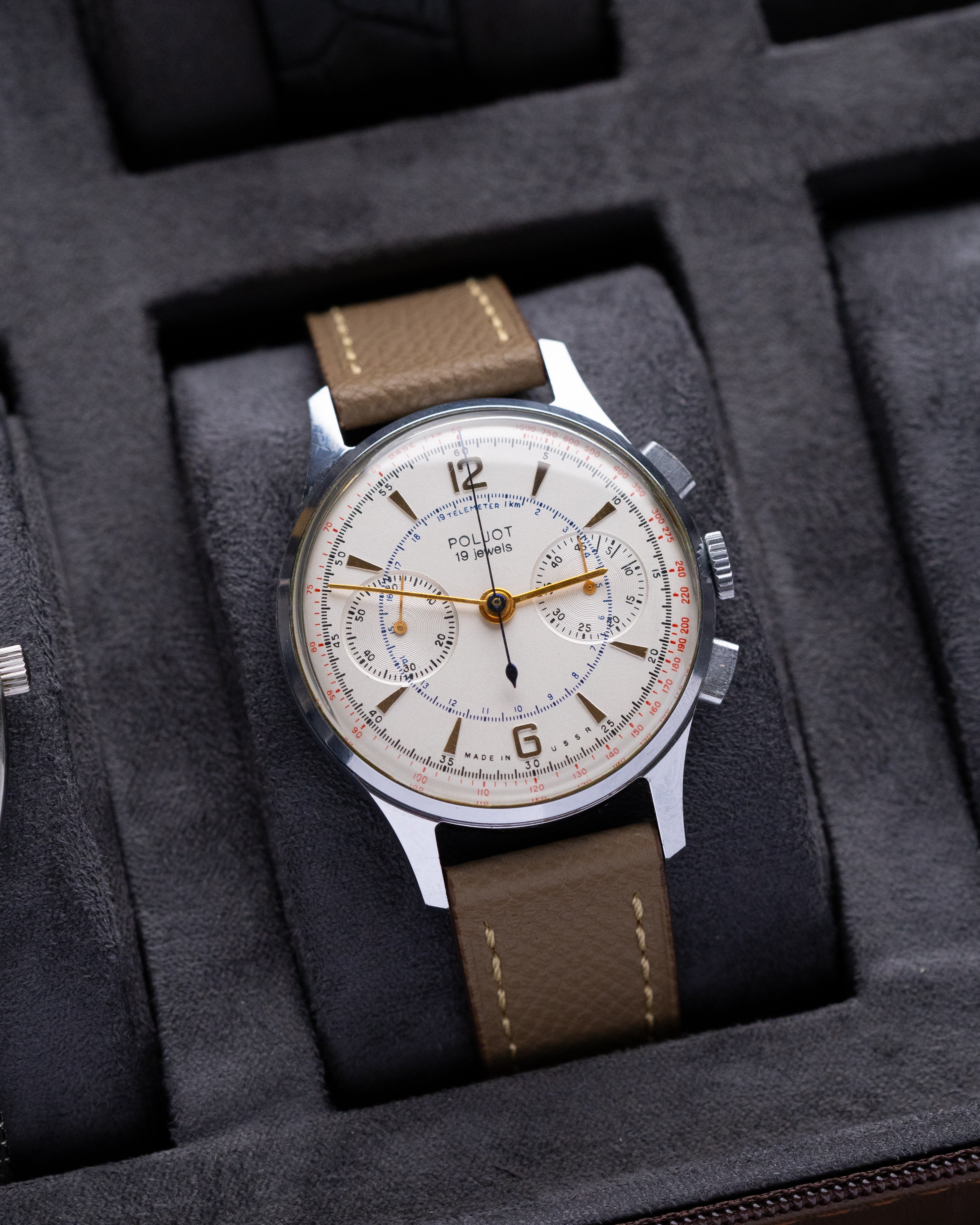 Vintage Poljot Strela, Soviet Watch, Completely Original, Cal.3017, Chronograph for Aviators and Astronauts - DuMarko