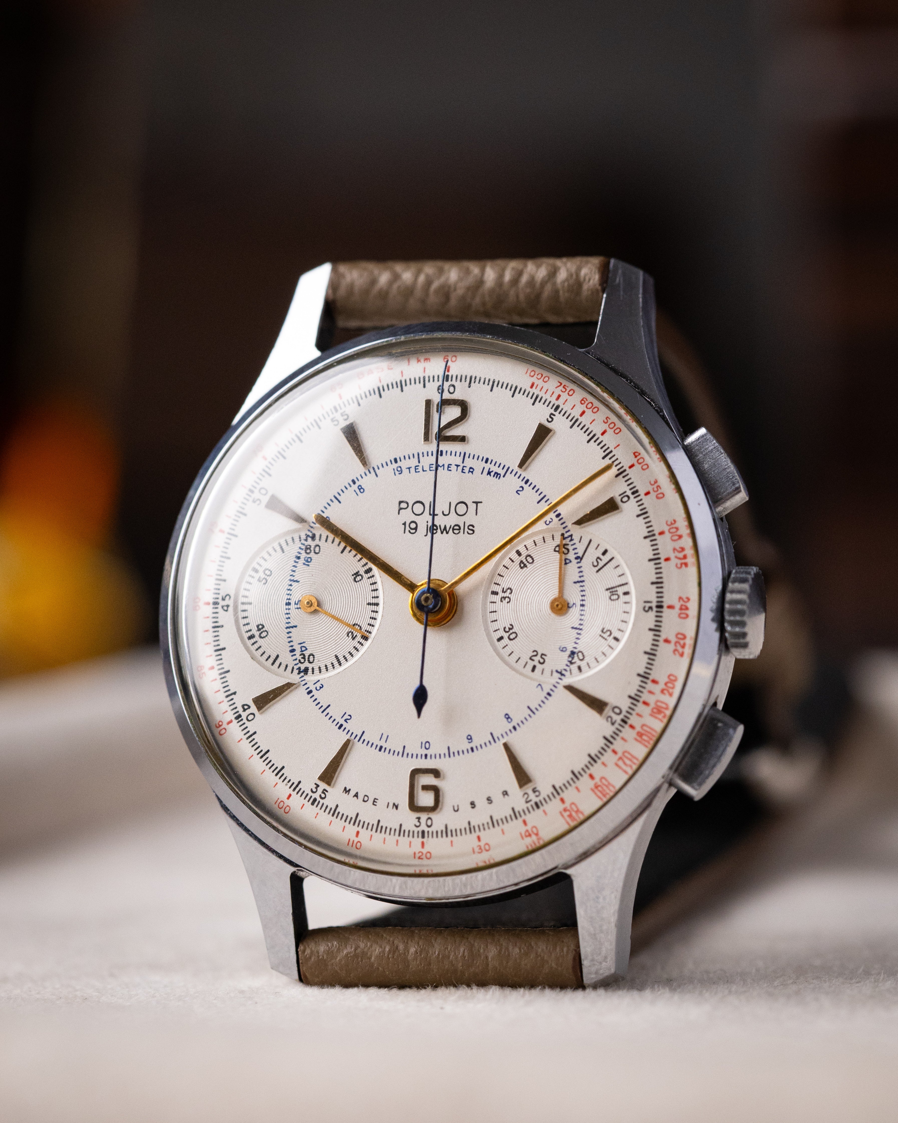 Vintage Poljot Strela, Soviet Watch, Completely Original, Cal.3017, Chronograph for Aviators and Astronauts - DuMarko