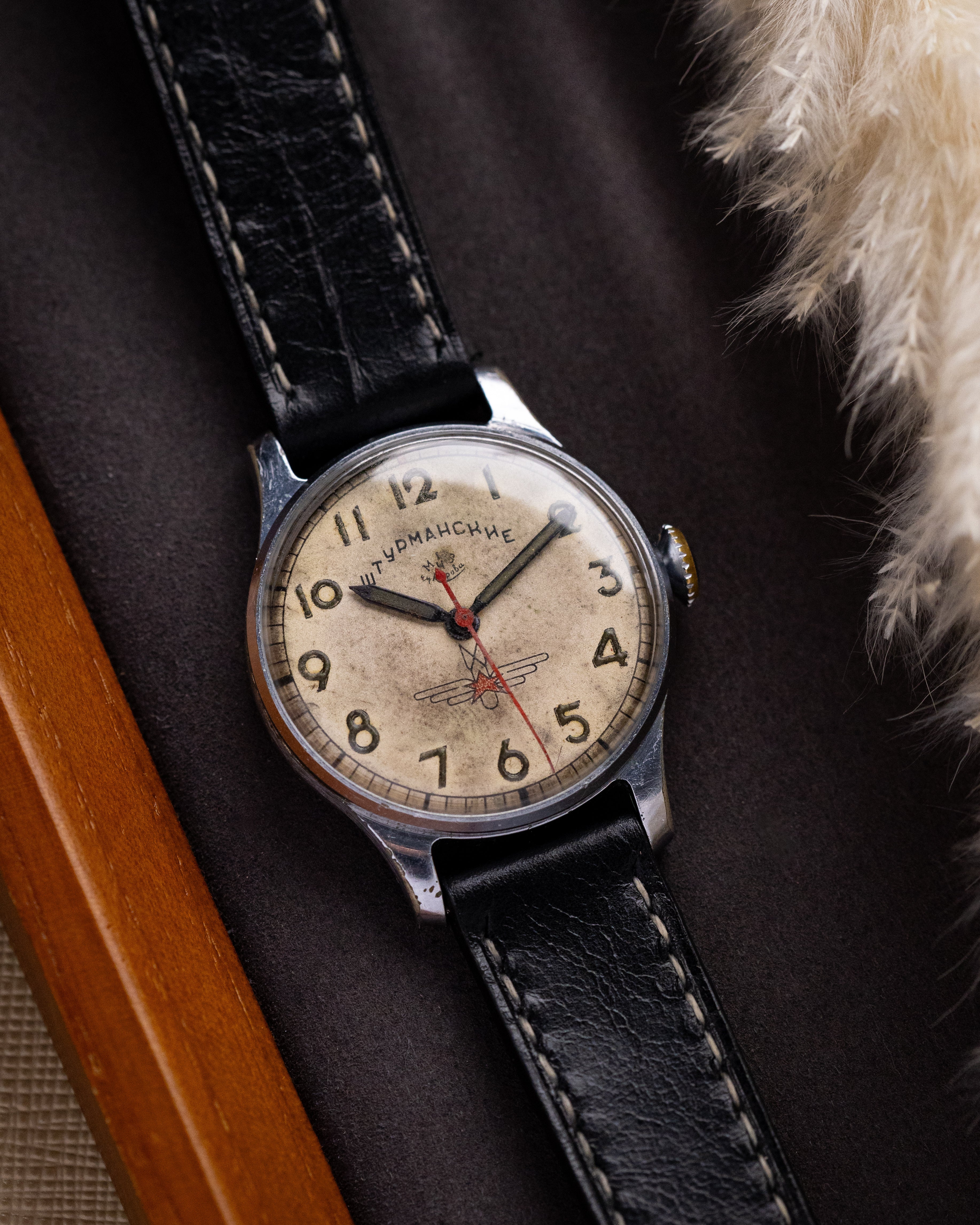 Vintage Poljot Sturmanskie Original Type 1, Soviet Aviator's watch, Original Radium dial, USSR Watch - DuMarko