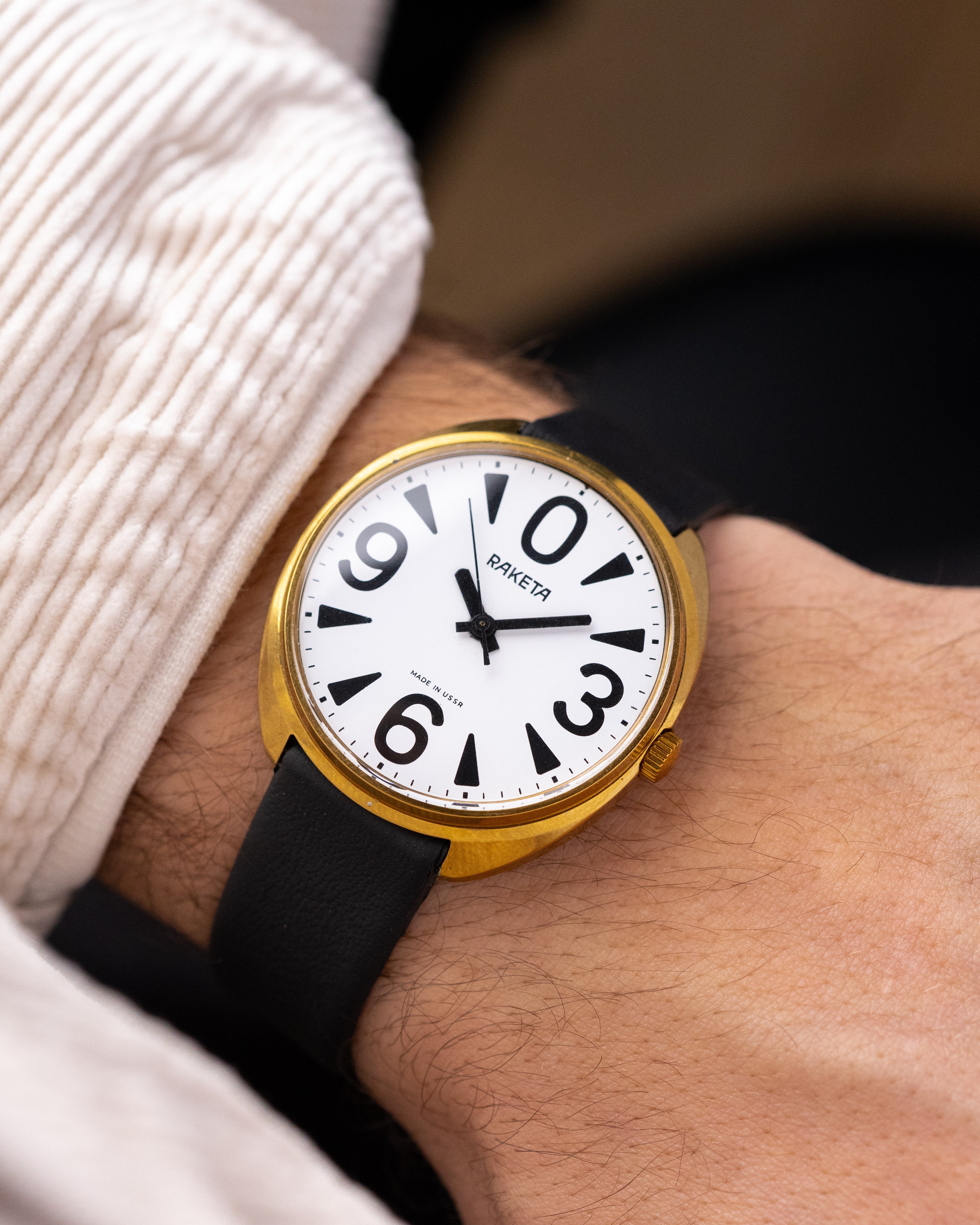 Vintage Raketa Big Zero Soviet Watch, Cal. 2609, Jumbo Case from 1980s - DuMarko