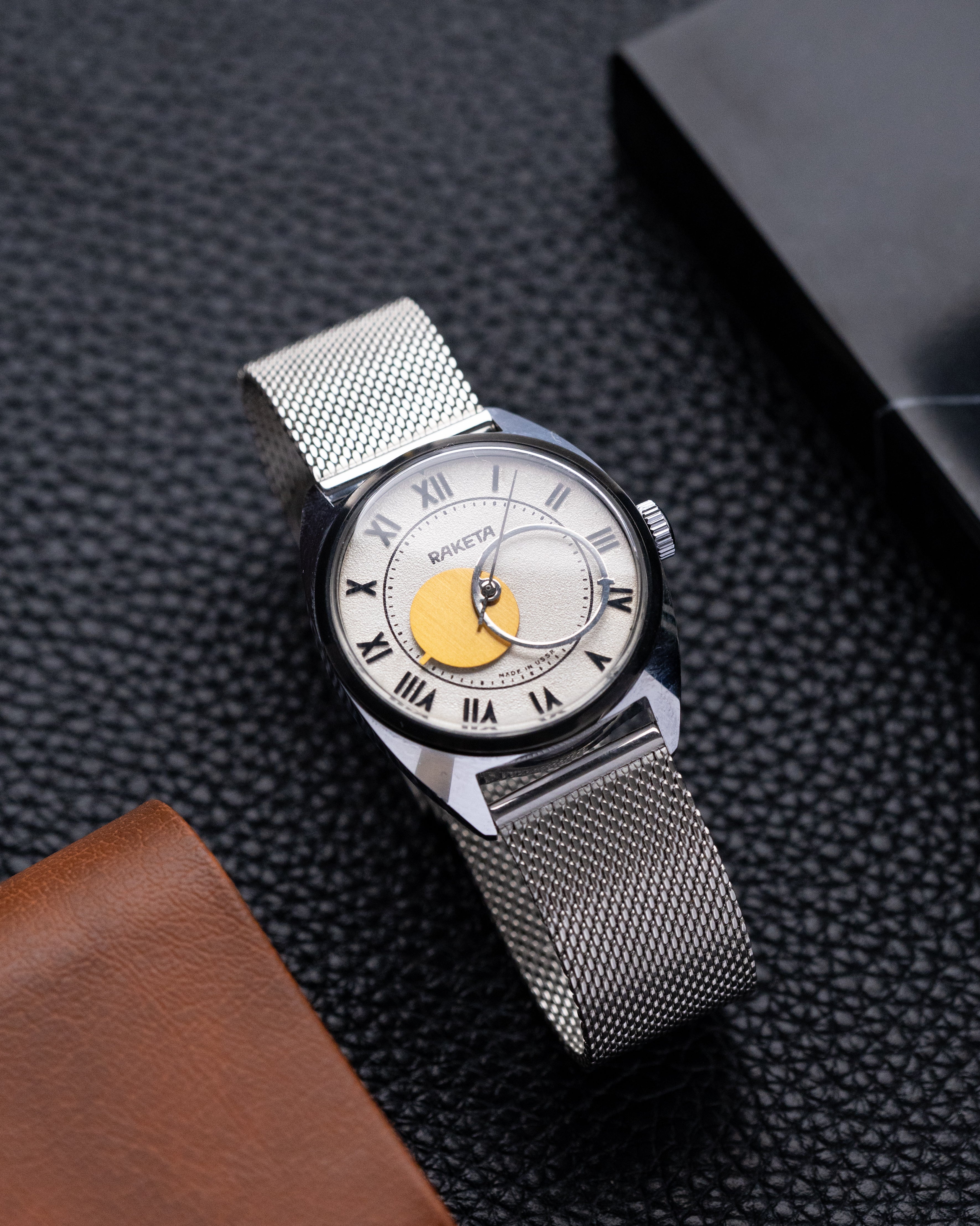 Vintage Raketa Copernicus, Roman Numerals, Soviet watch from 1980's - DuMarko