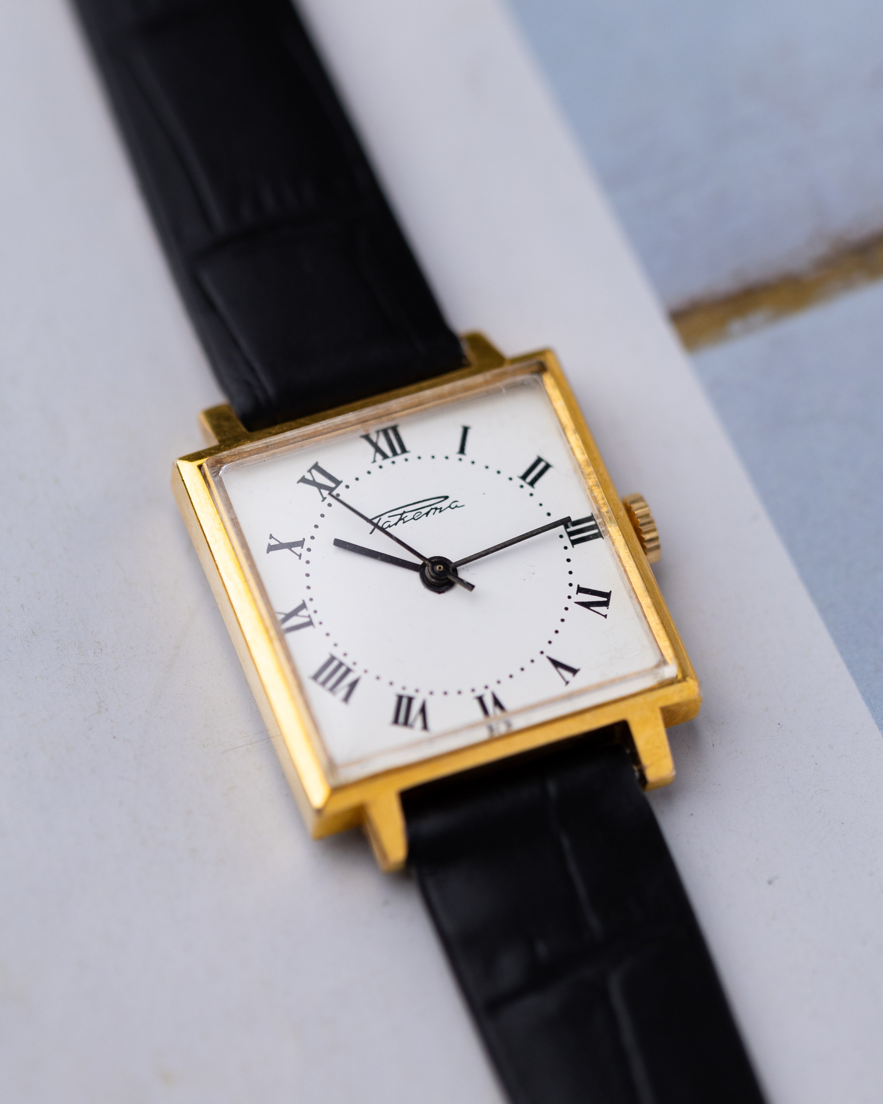 Vintage Raketa Gold - plated Dress Watch, Made in USSR - DuMarko