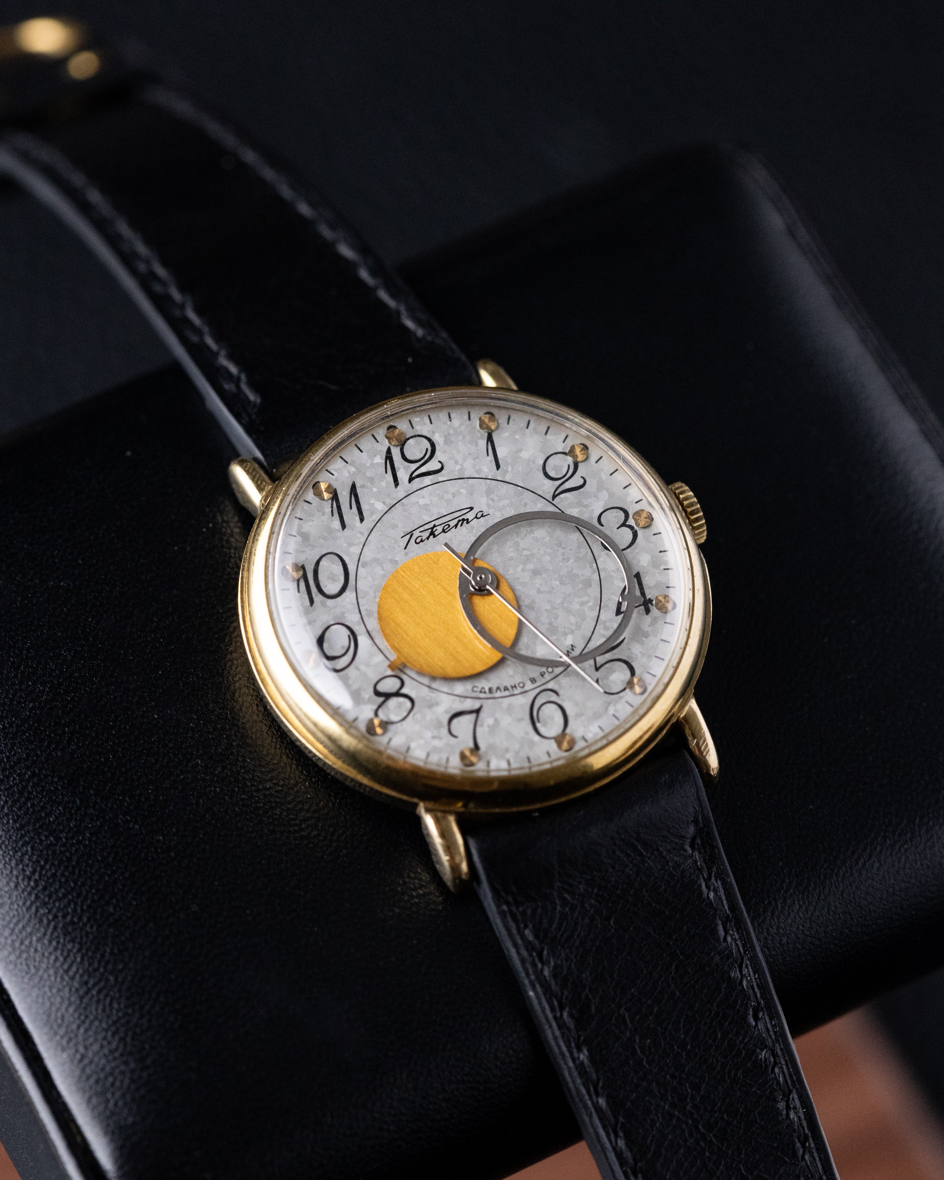 Vintage Raketa Kopernik, Soviet Watch "Copernicus Night", Silver Frosty Dial - DuMarko