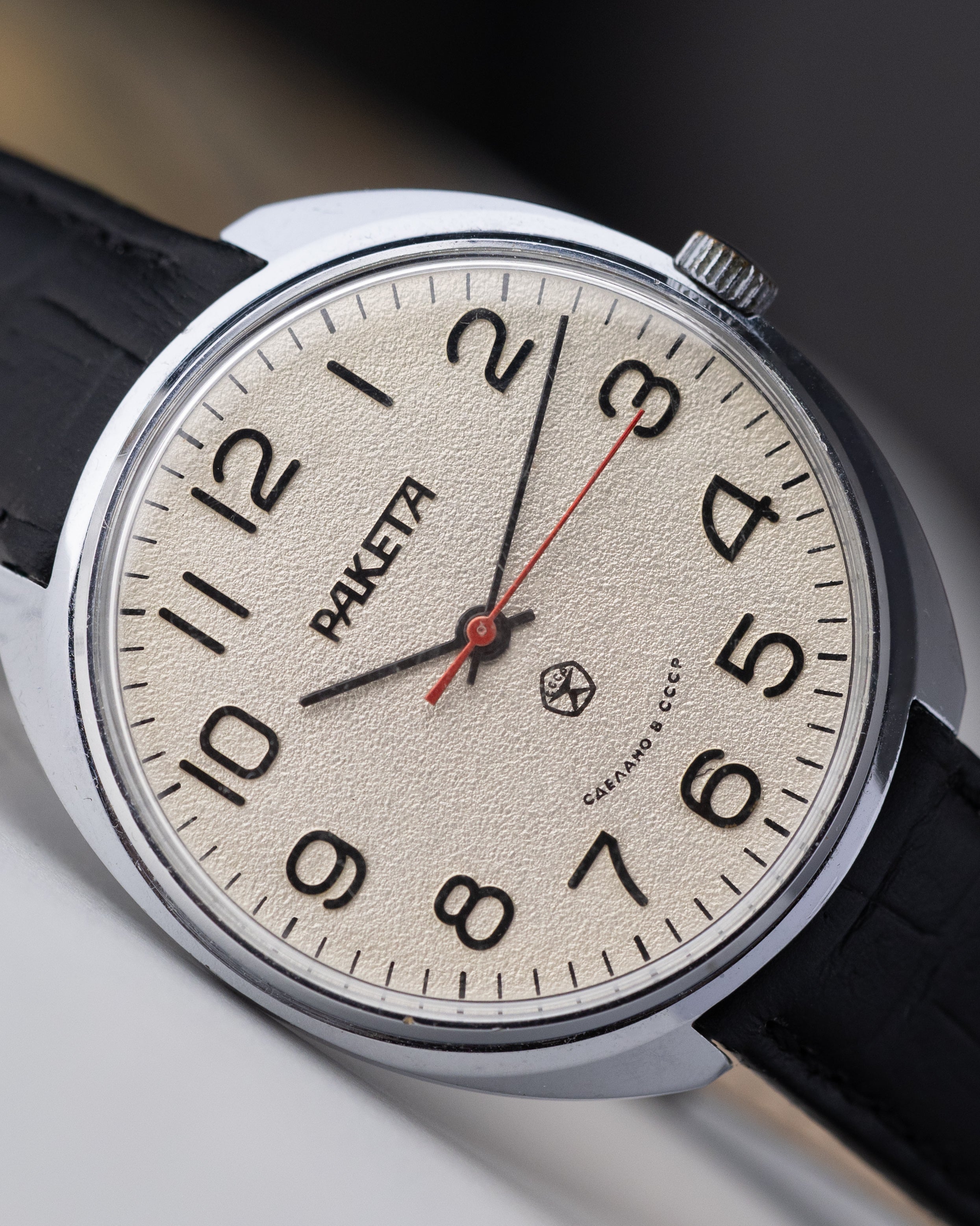 Vintage Raketa Soviet watch, Oversized Jumbo Case, Cal. 2609.HA from 1980's - DuMarko